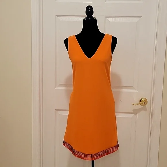 strapless open back dress Rewritten Brooklyn Bridesmaid Dress in Burnt Orange Satin – We Do Bou main image 0